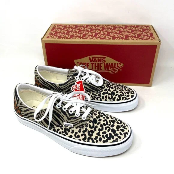 💖MEGA SALE💖Vans Era   Leopard Tiger Skateboarding Women's  Safari VN0A54F19M7 - Picture 8 of 12